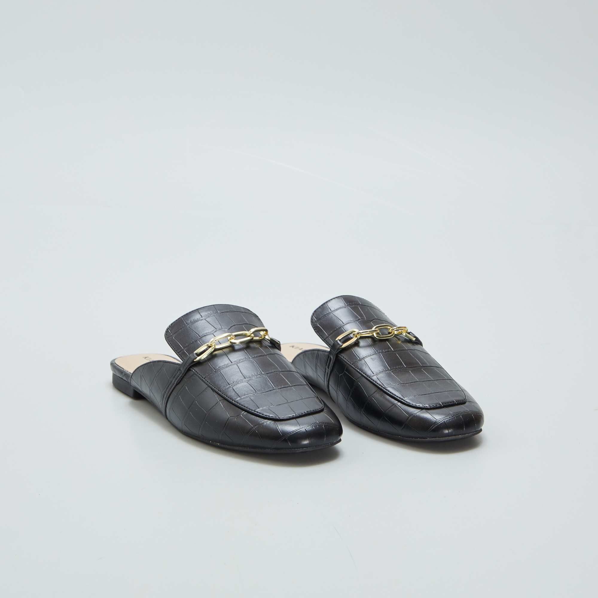 Mules mocassins Noir Kiabi Nouvelle Caledonie