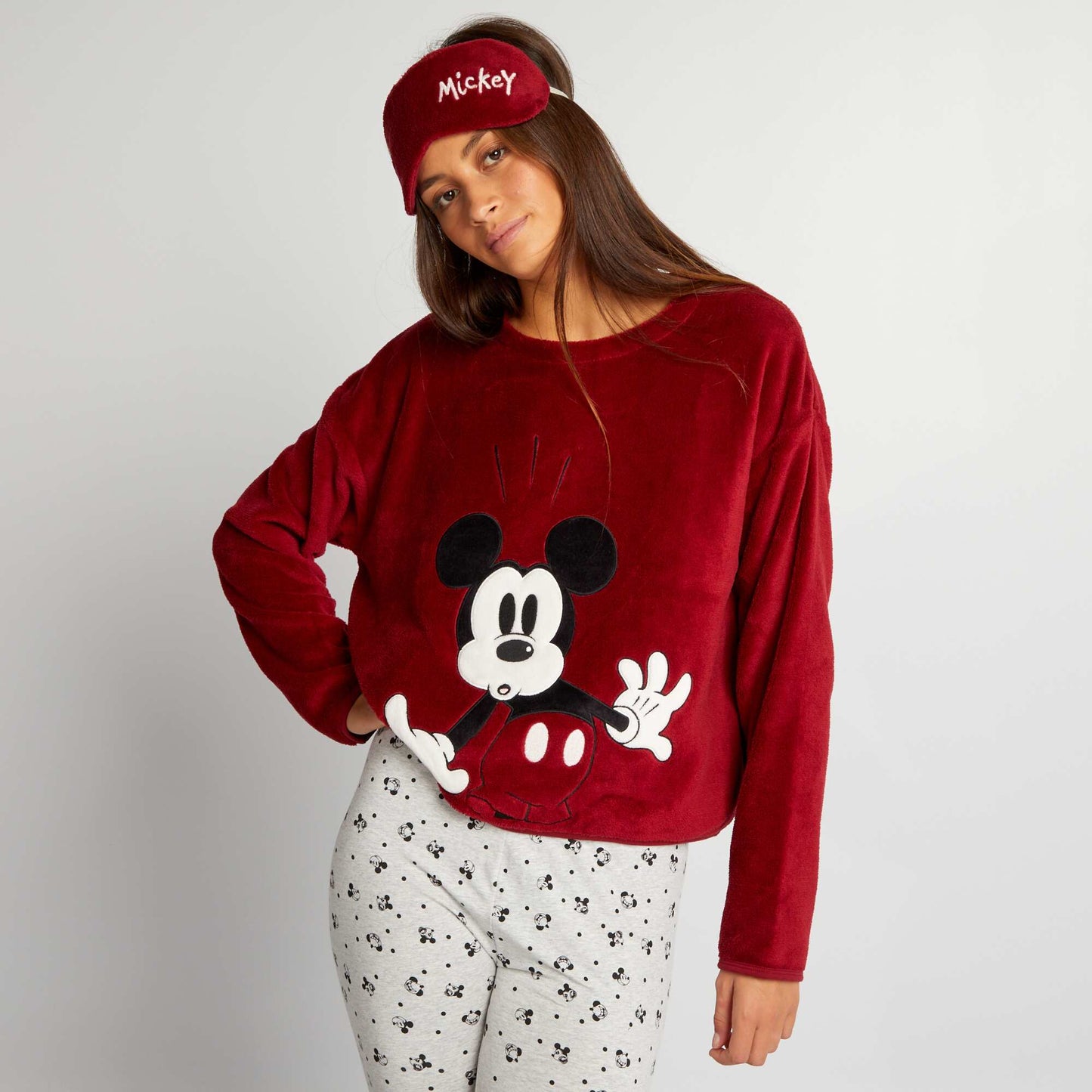 Pyjama 2 pièces + masque - 'Mickey' ROUGE 'MICKEY'