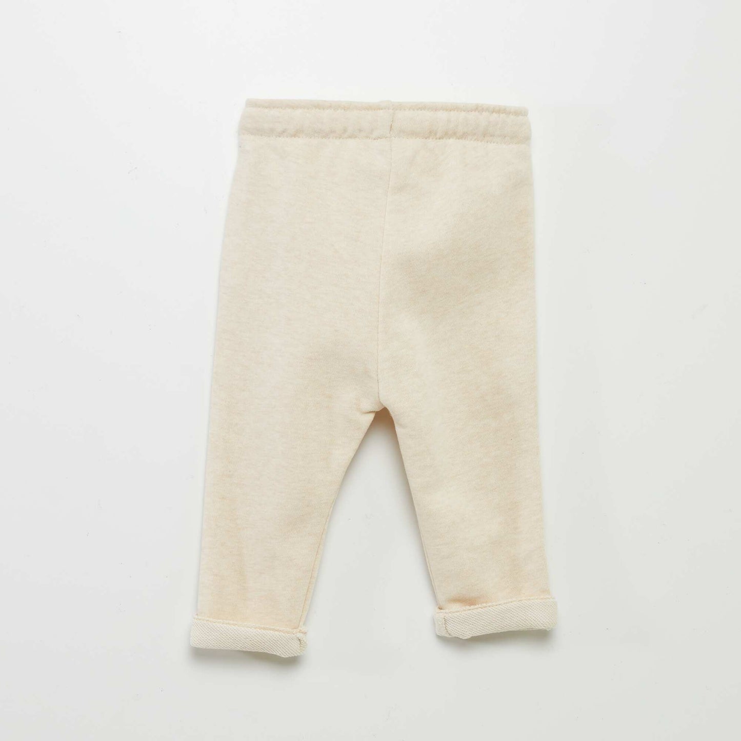 Pantalon jogging en french terry Beige