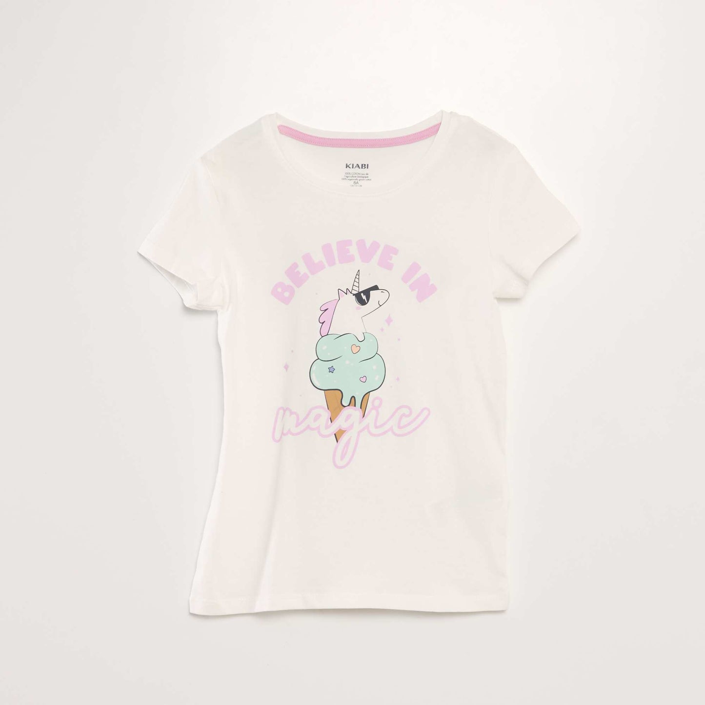 Ensemble de pyjama : T-shirt + short - 2 pièces Licorne