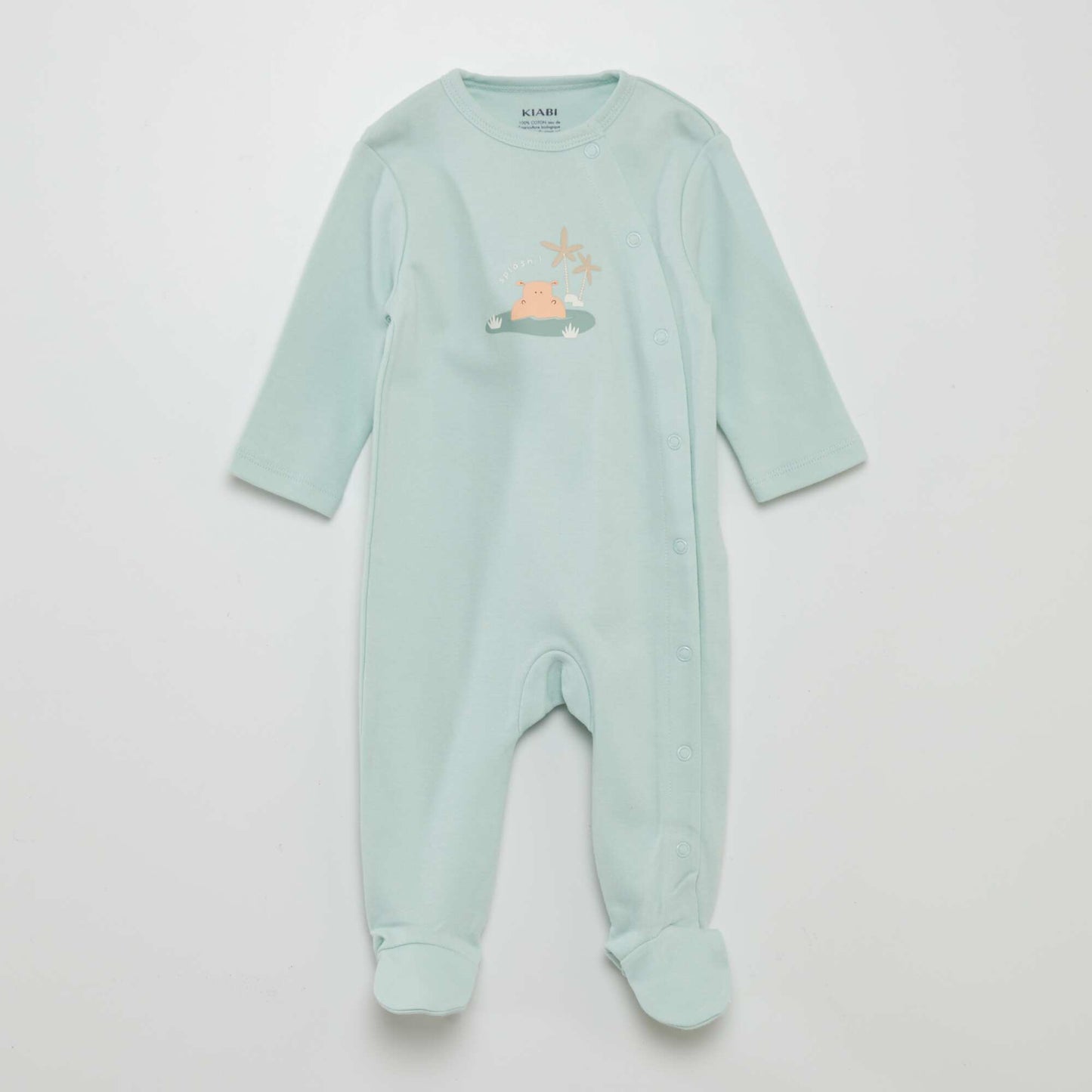Lot de pyjama dors-bien imprimée - 2 pièces Bleu