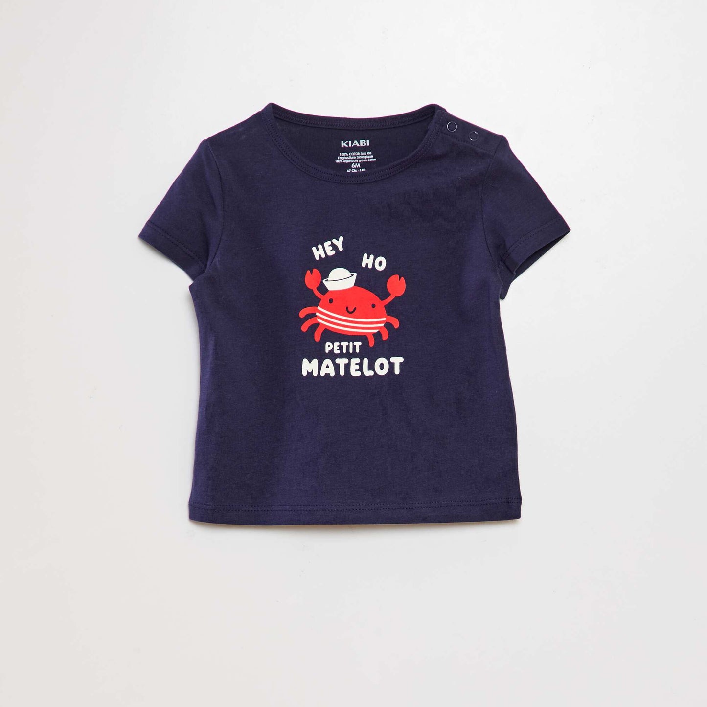 Ensemble T-shirt + short en coton - 2 pièces GRIS