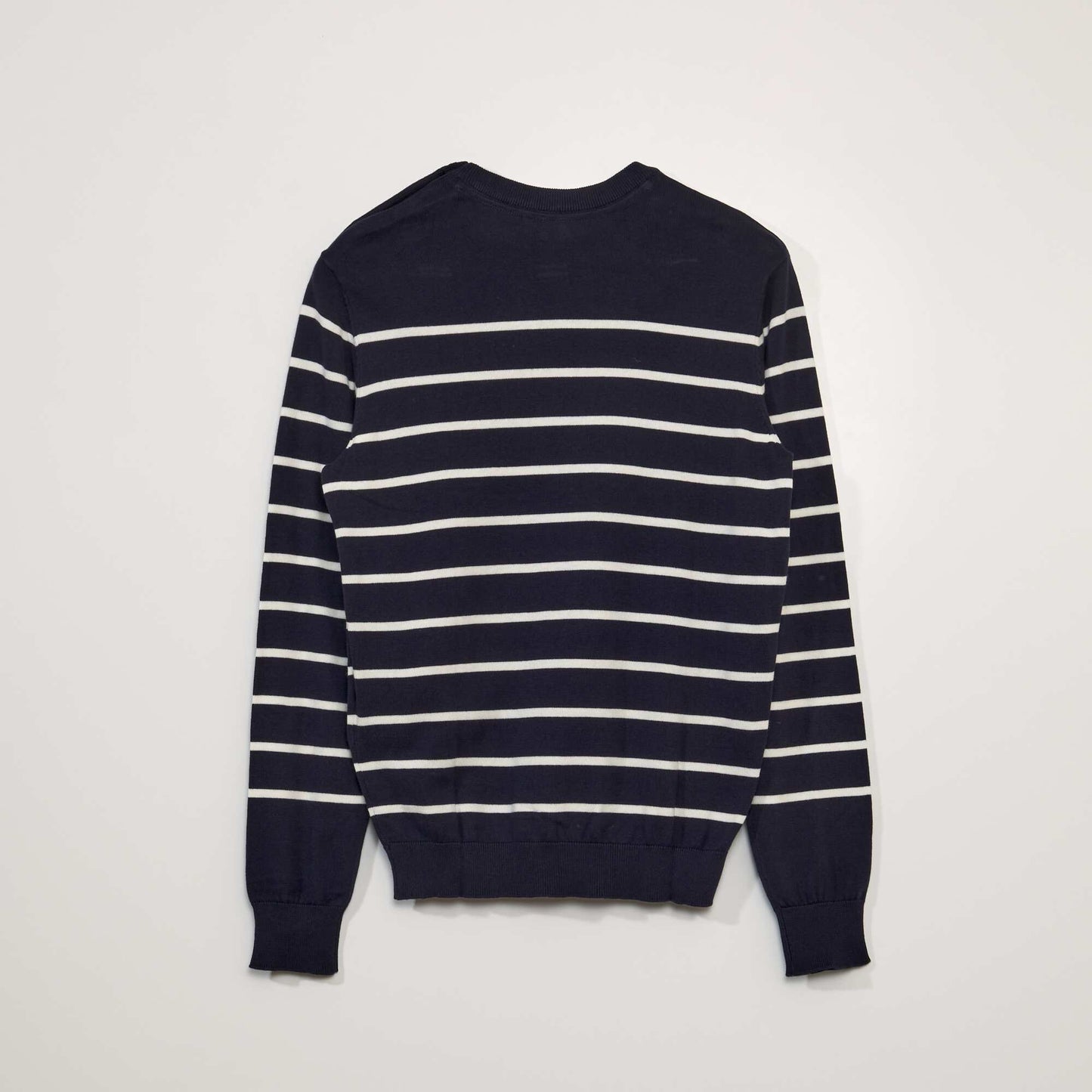 Pull en maille type marinière Marine