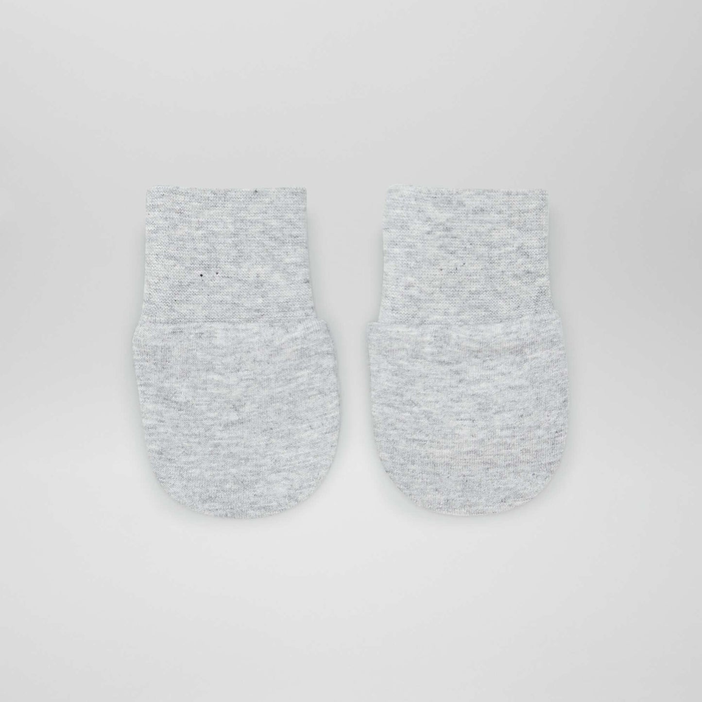 Lot de 2 paires de moufles anti-griffes Blanc/gris