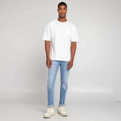 Jean slim - L32 Double stone