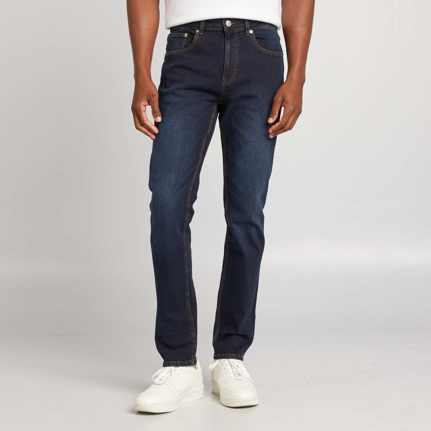Jean slim à 5 poches - L34 Brut