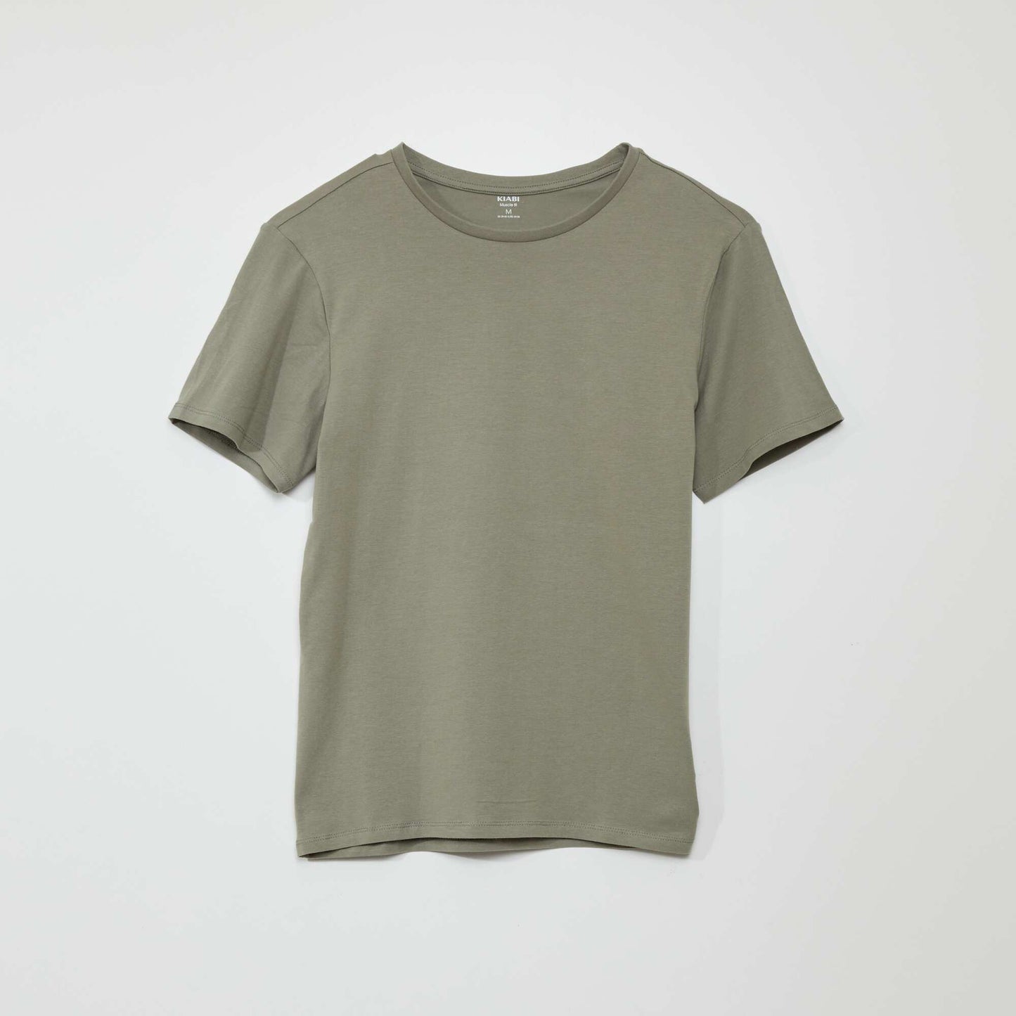 Tee-shirt uni - Muscle fit vert