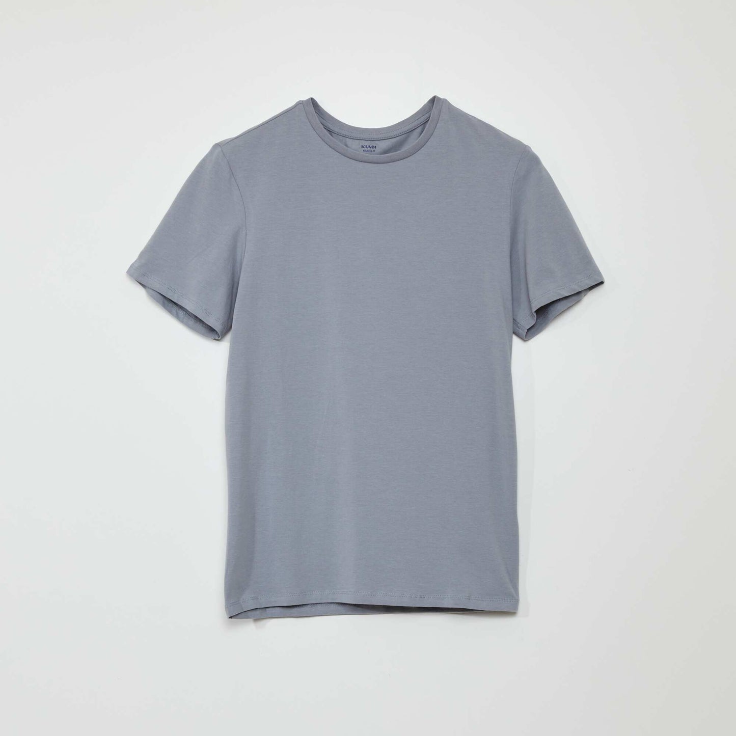 Tee-shirt uni - Muscle fit Bleu