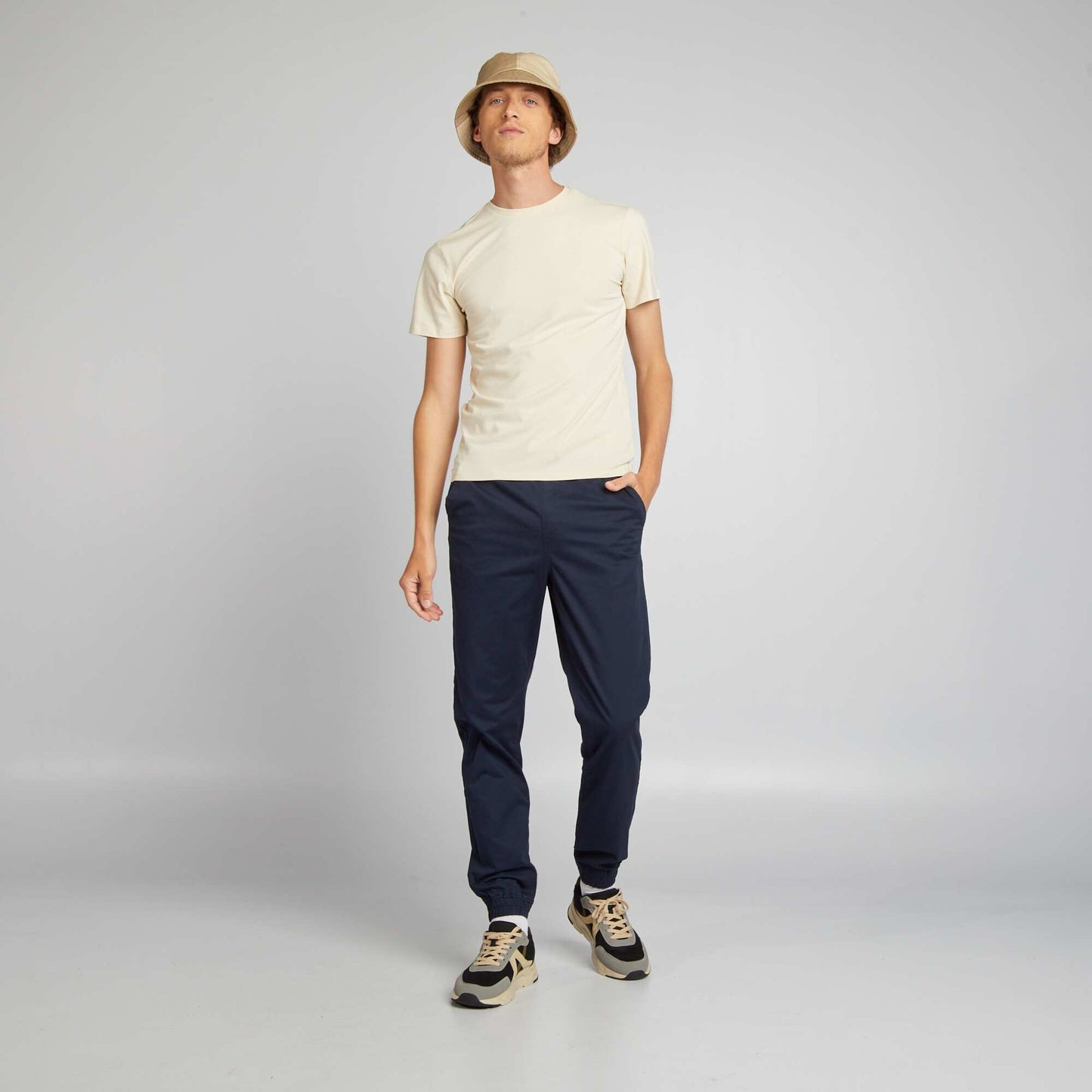 Tee-shirt uni - Muscle fit Beige