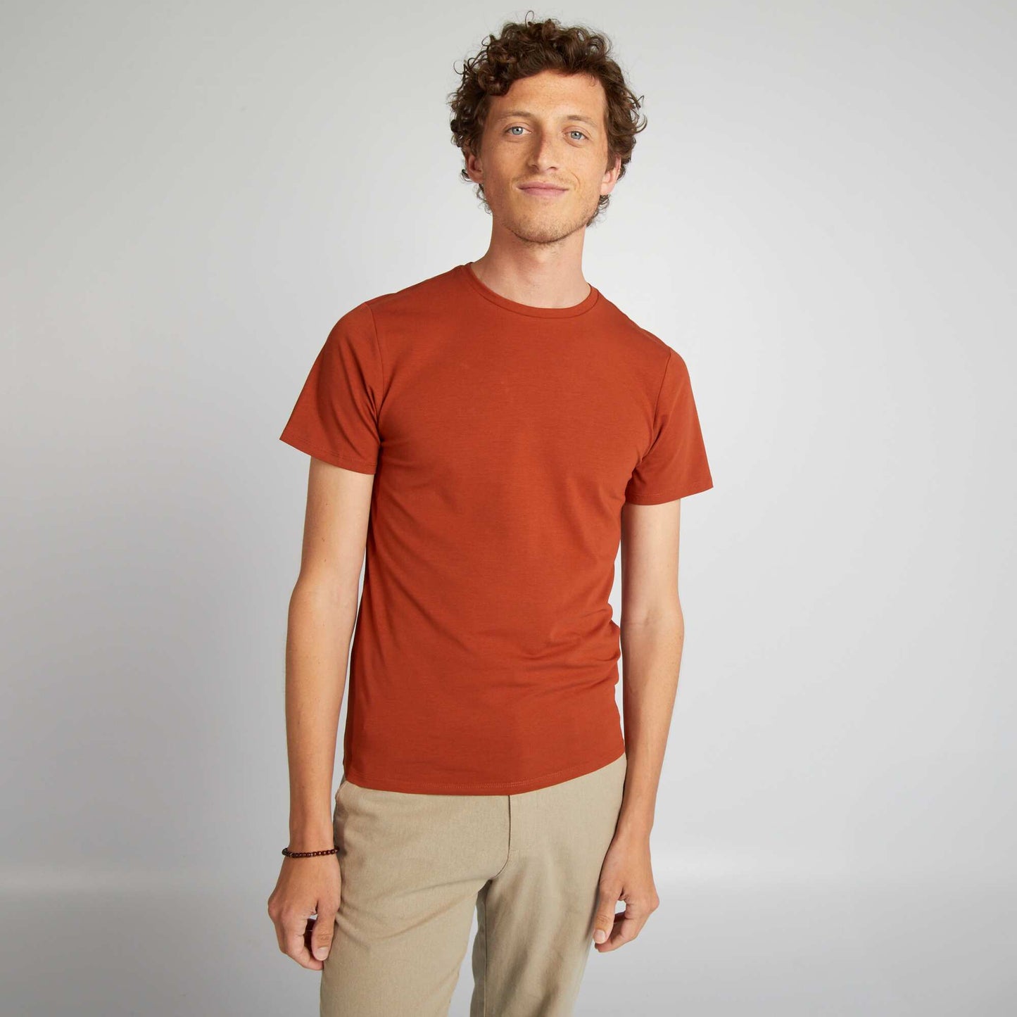 Tee-shirt uni - Muscle fit Orange