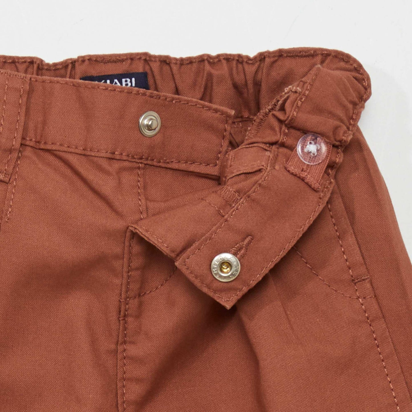 Pantalon en coton Marron orangé