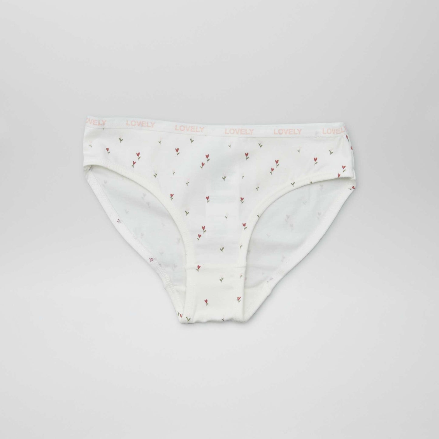 Lot de 4 culottes imprimées BLANC