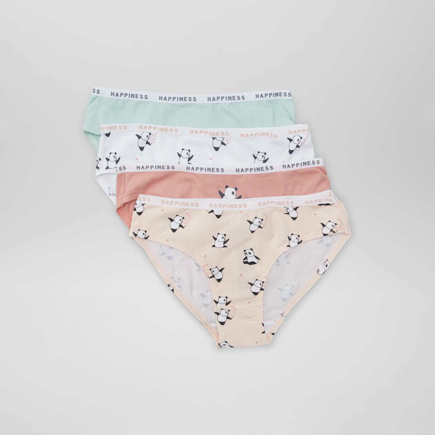 Lot de 4 culottes imprimées Panda