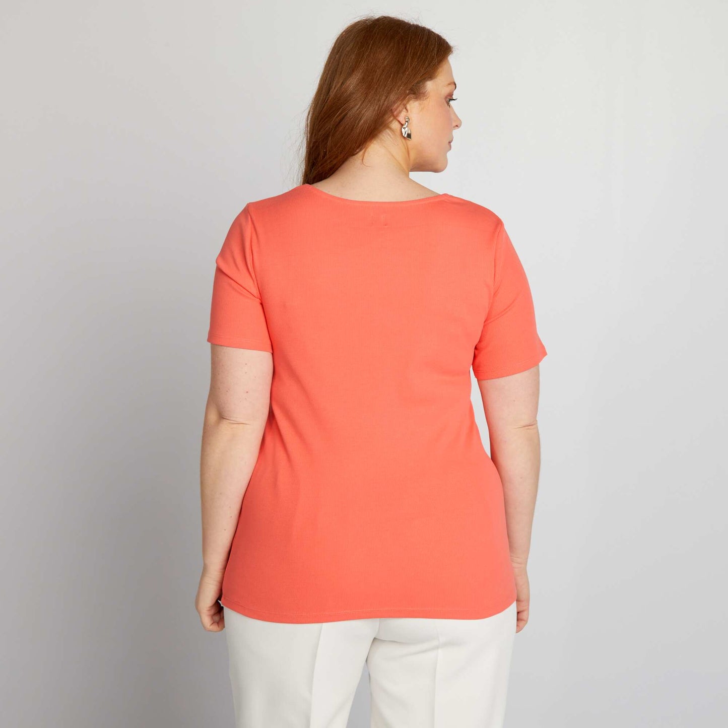 T-shirt torsadé Orange