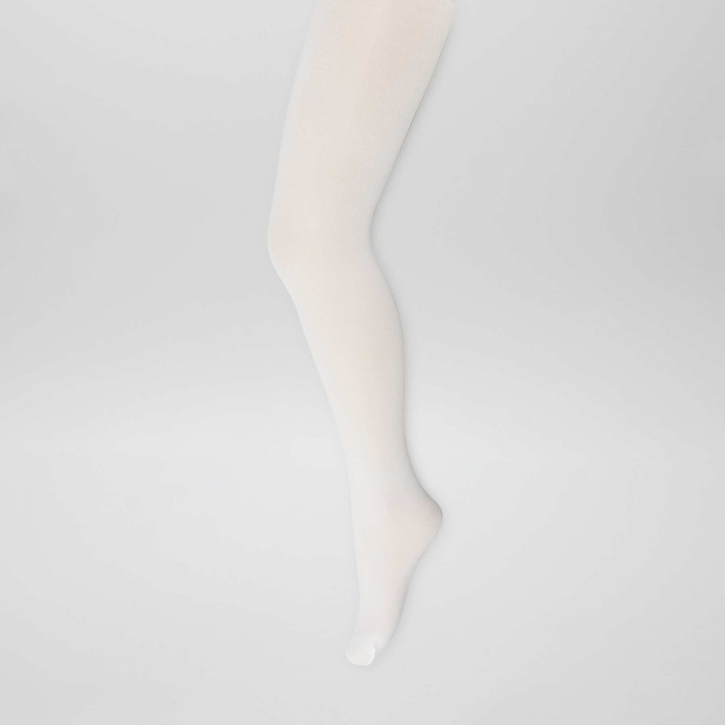 Lot de 2 paires de collants unis ROSE/BLANC