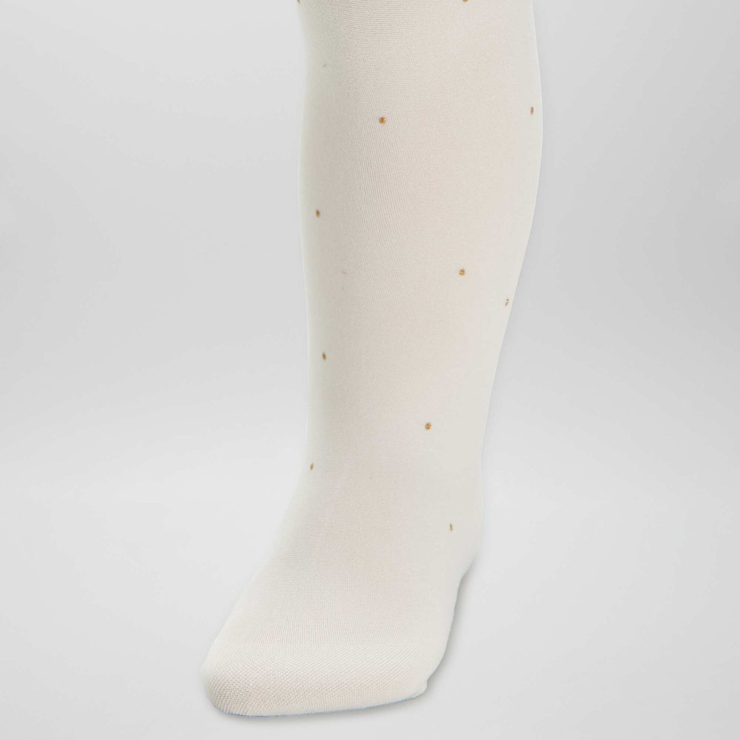 Lot de 2 collants légers fantaisie BLANC