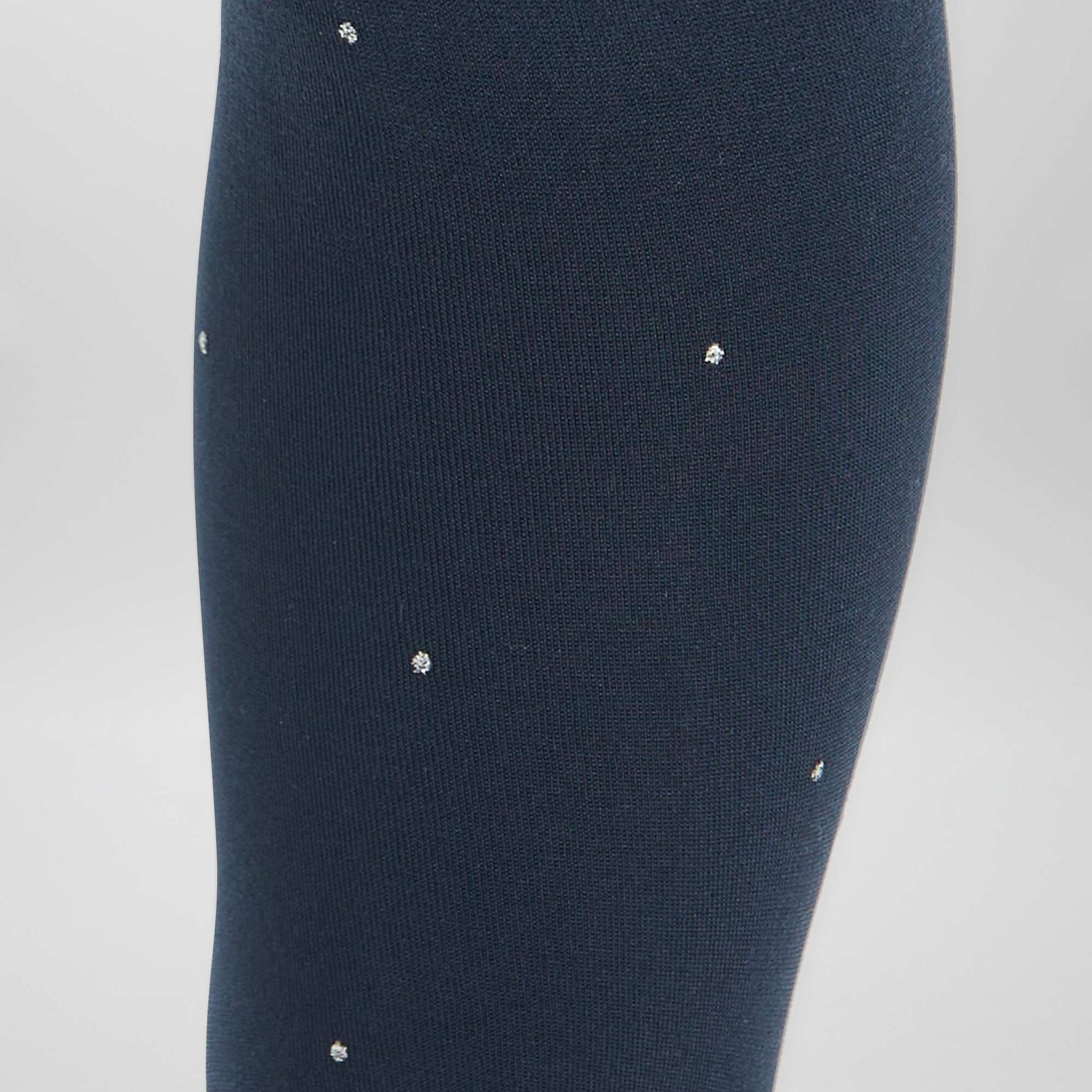 Lot de 2 collants légers fantaisie BLANC