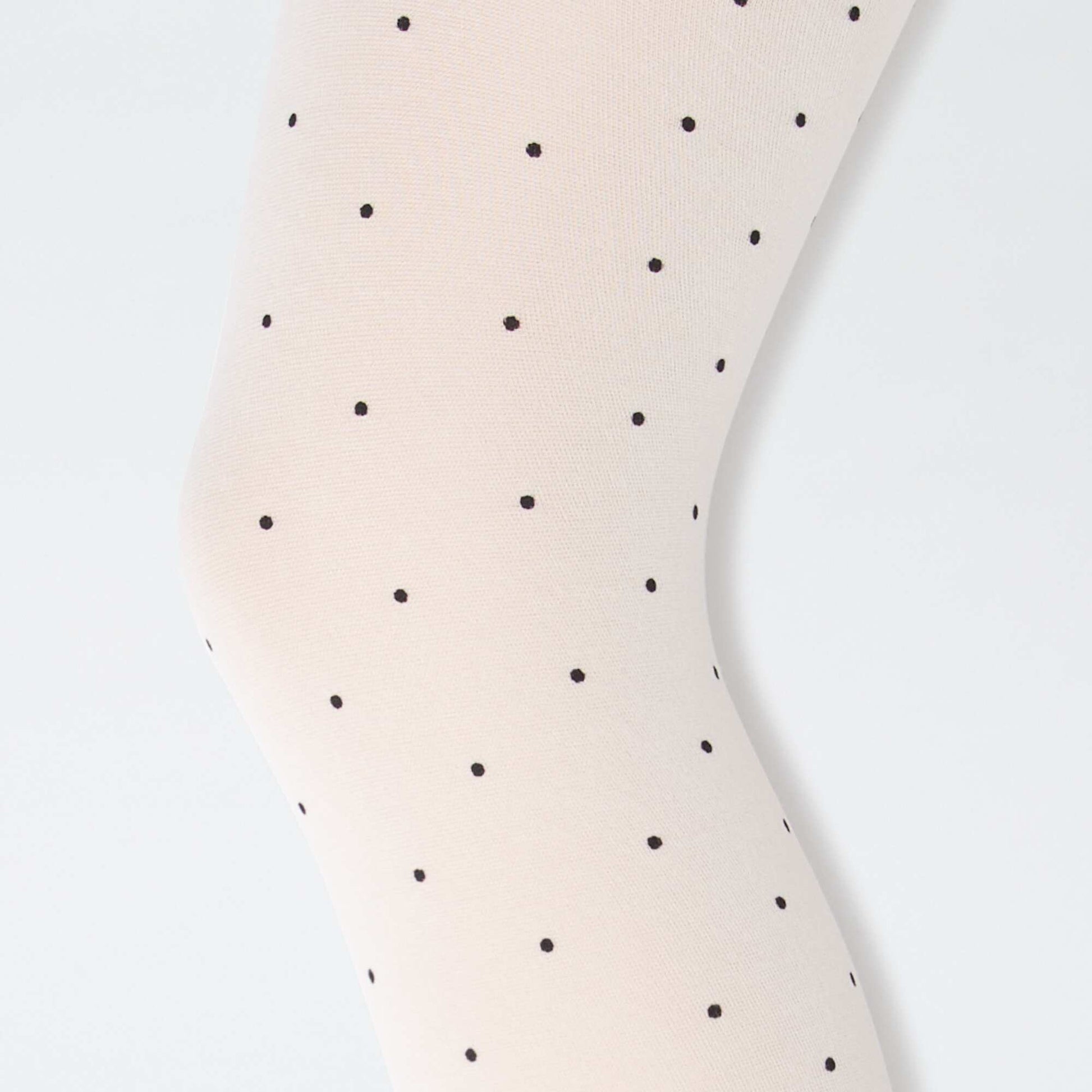 Lot de 2 collants légers fantaisie NOIR