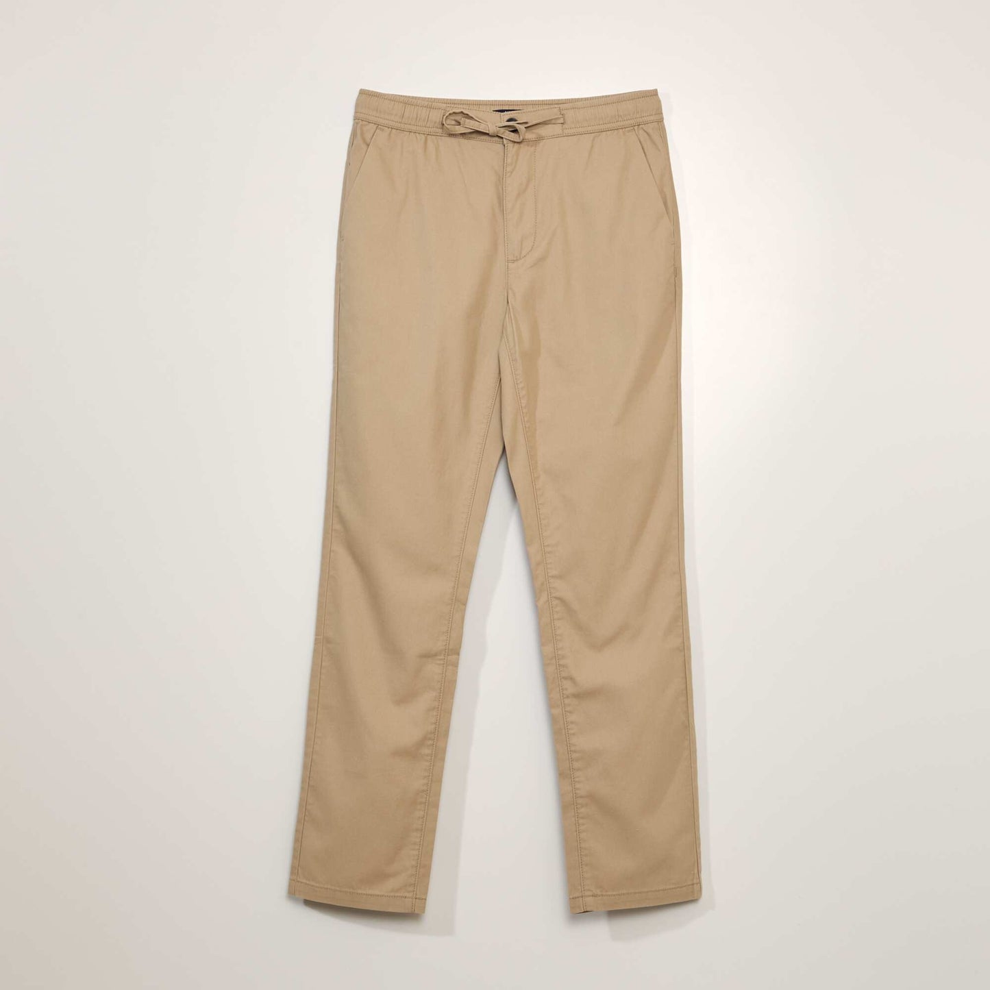 Pantalon chino en coton Beige