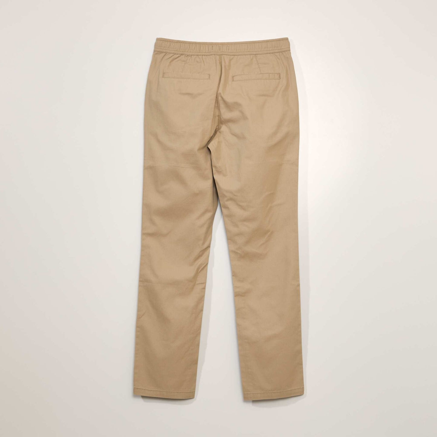 Pantalon chino en coton Beige