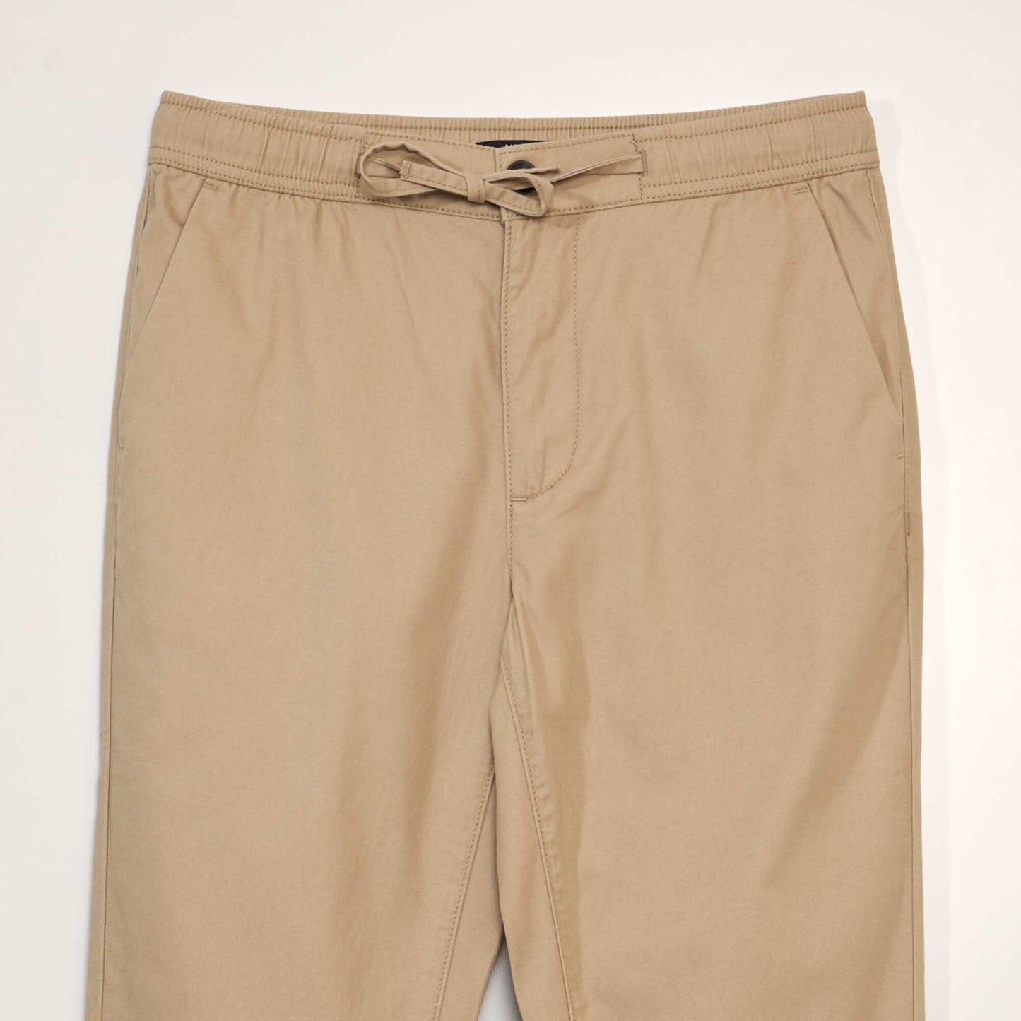 Pantalon chino en coton Beige