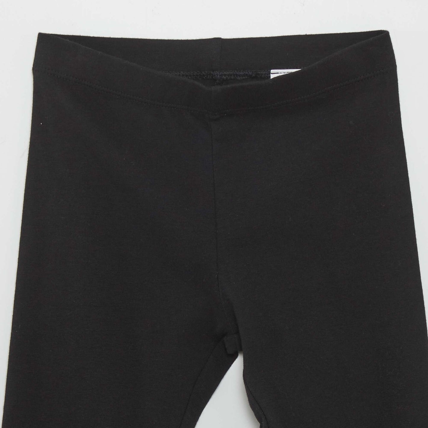 Legging stretch à coupe 3/4 sous genou noir