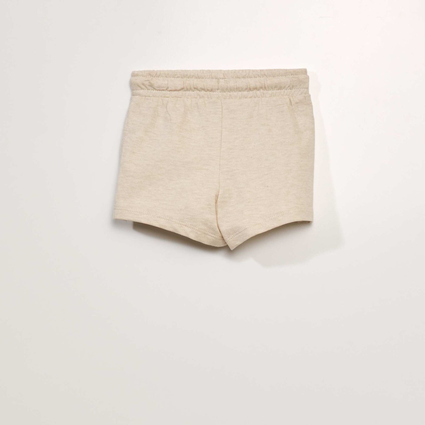 Short en french terry Beige