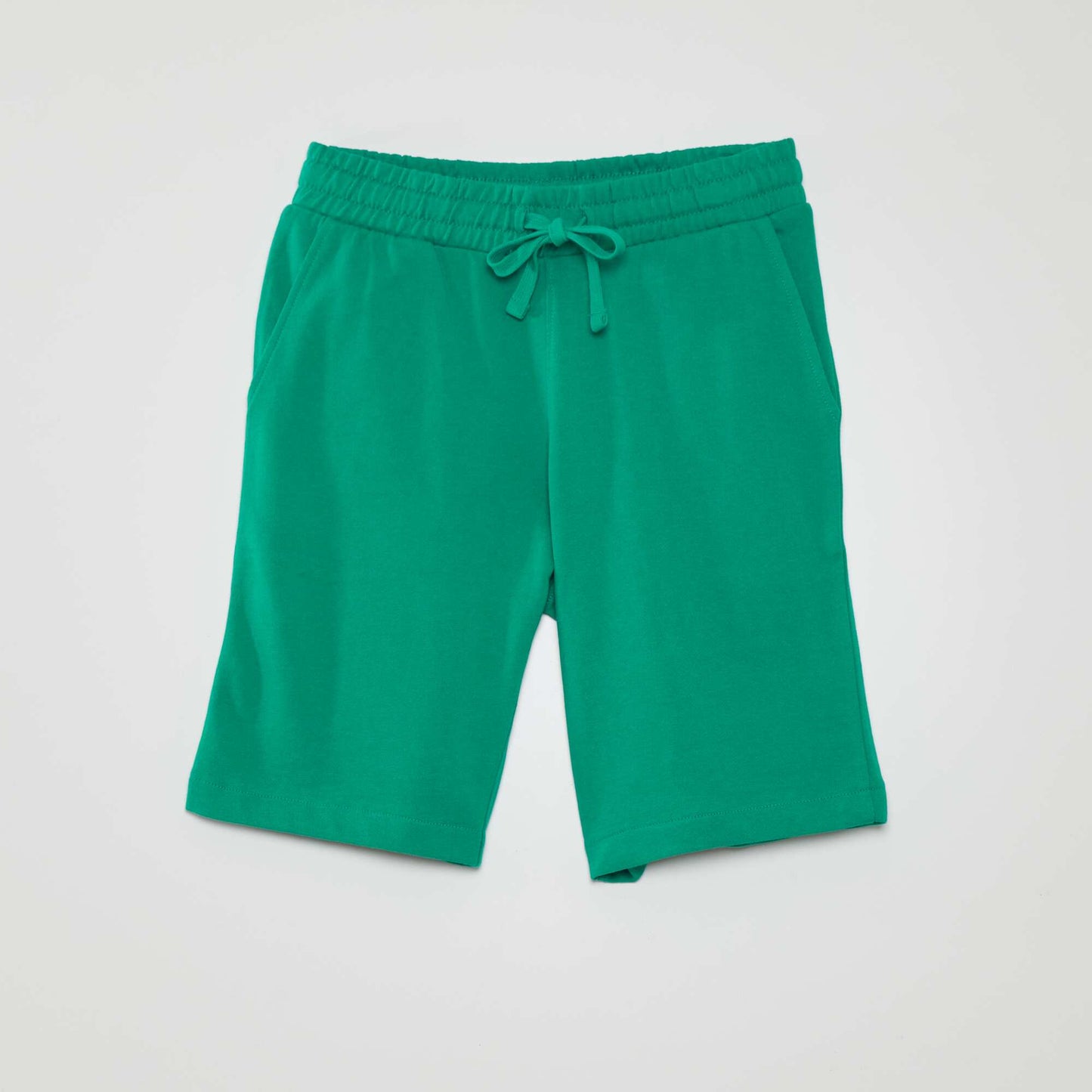 Short uni en molleton Vert