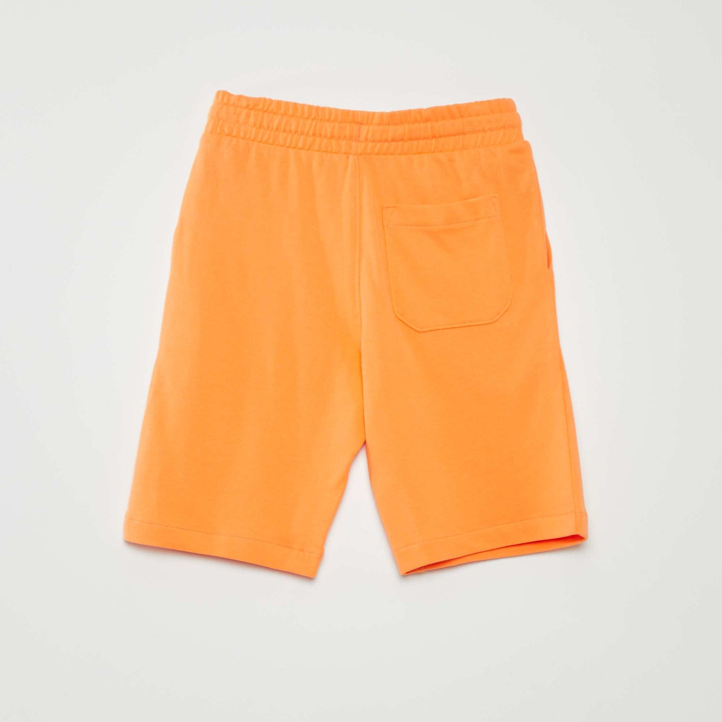 Short uni en molleton Orange