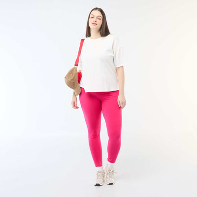 Legging long en coton ROSE