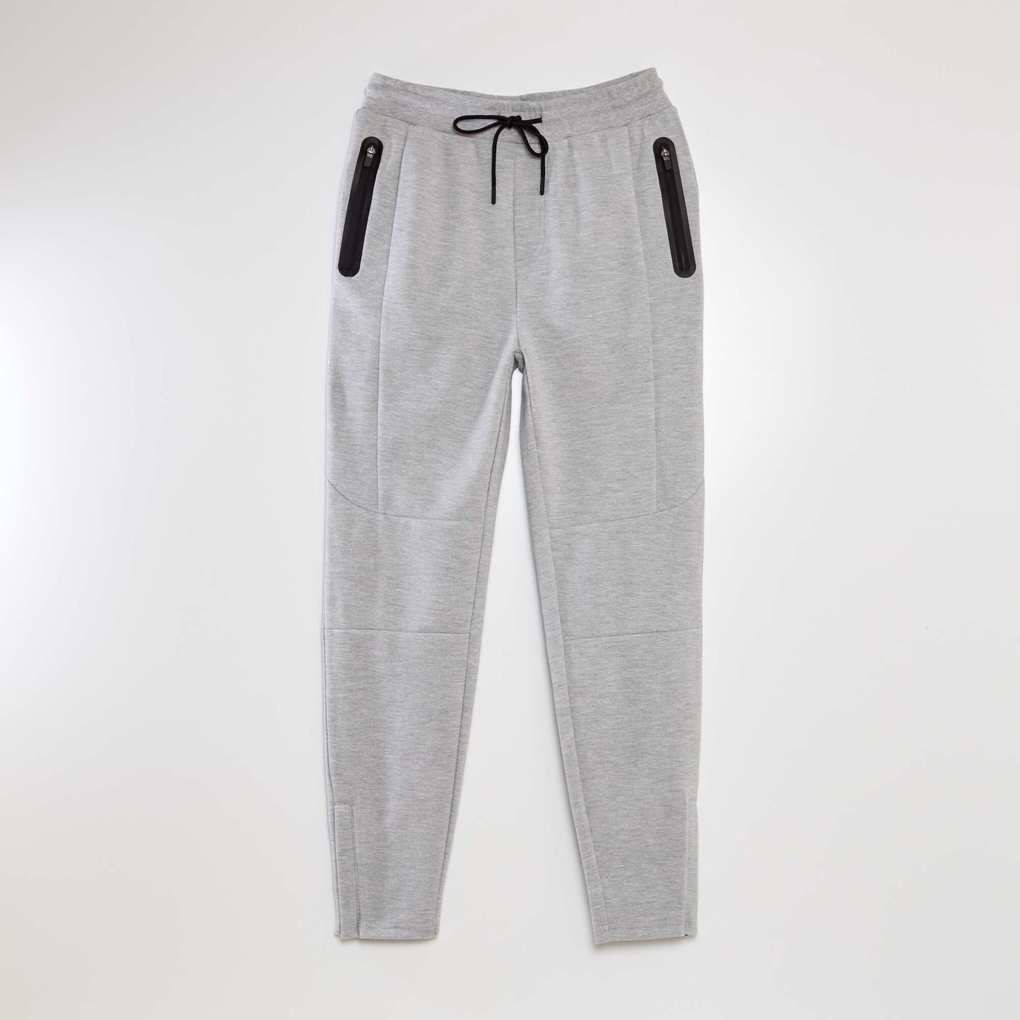 Pantalon de jogging en piqué de coton Gris