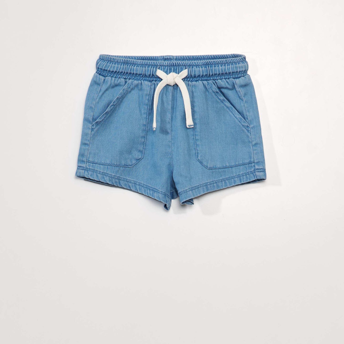 Short en tencel effet denim Denim