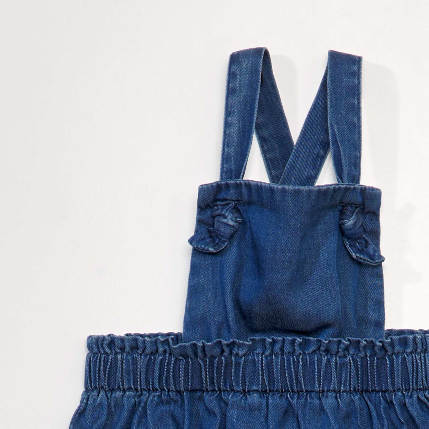 Robe salopette effet denim Brut