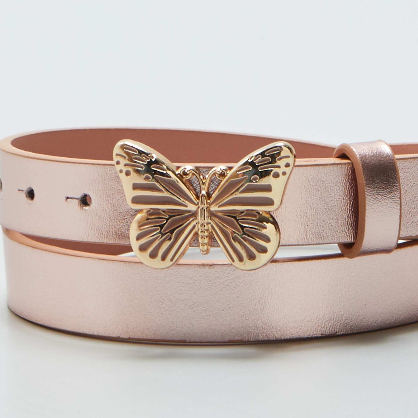 Ceinture papillon Rose