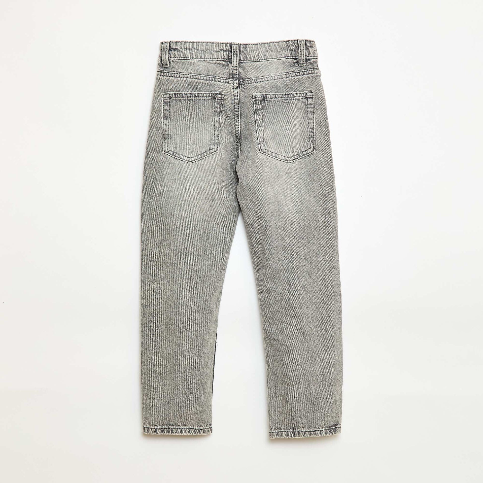 Jean droit à 5 poches GRIS
