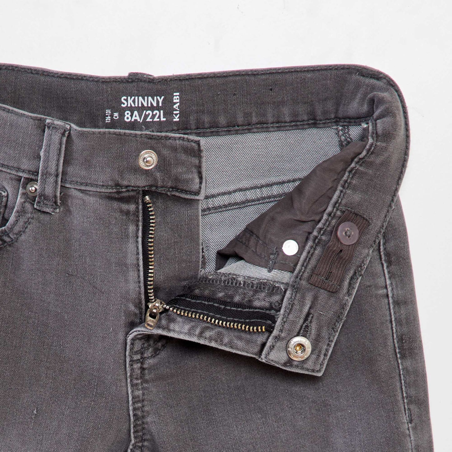 Jean skinny Gris