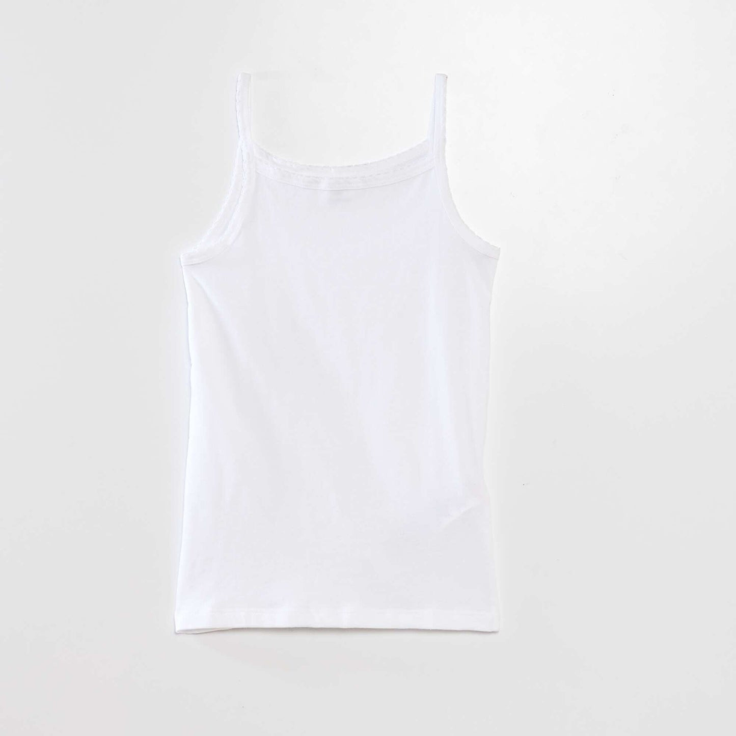 Lot de 3 débardeurs coton Blanc