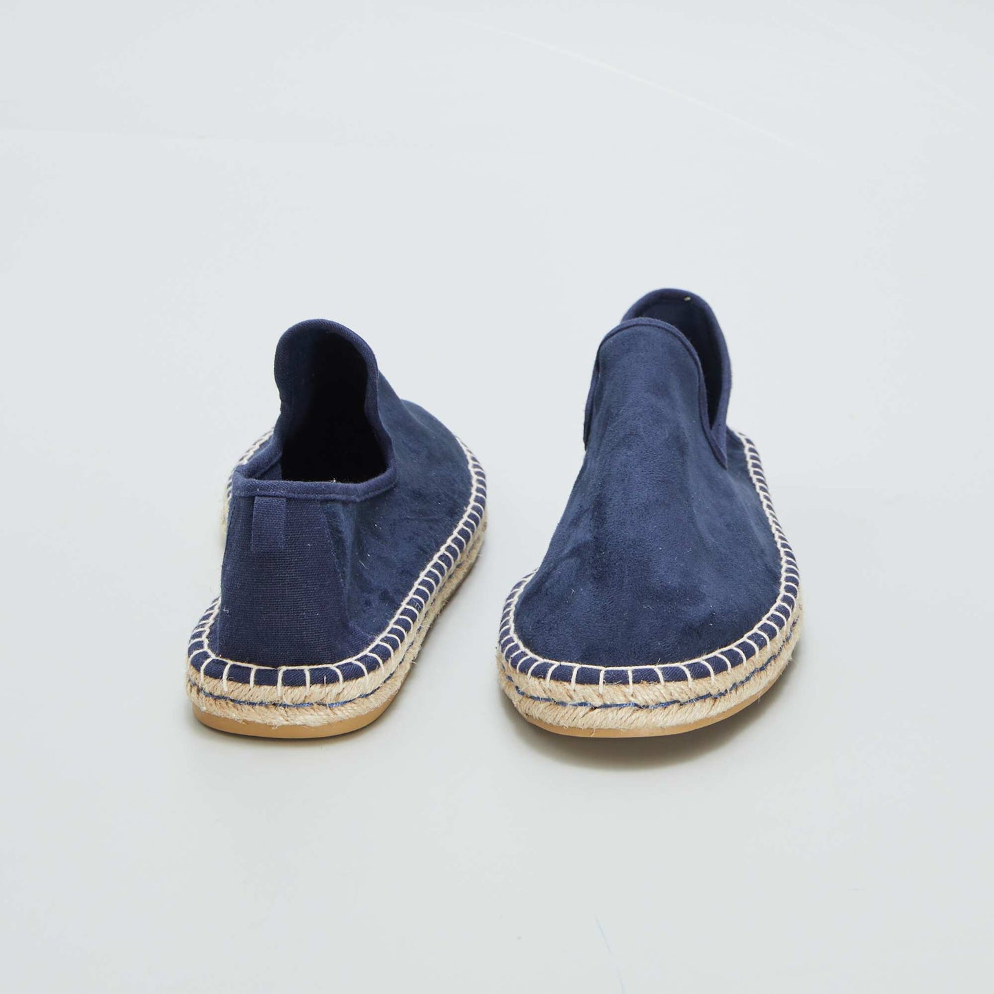 Espadrilles en suédine Bleu