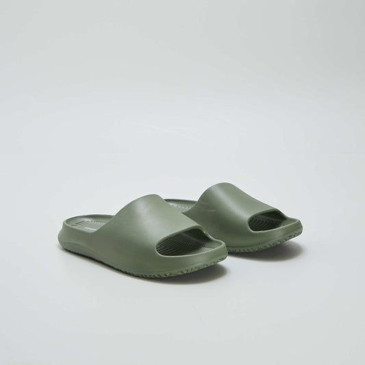 Claquettes de piscine Kaki