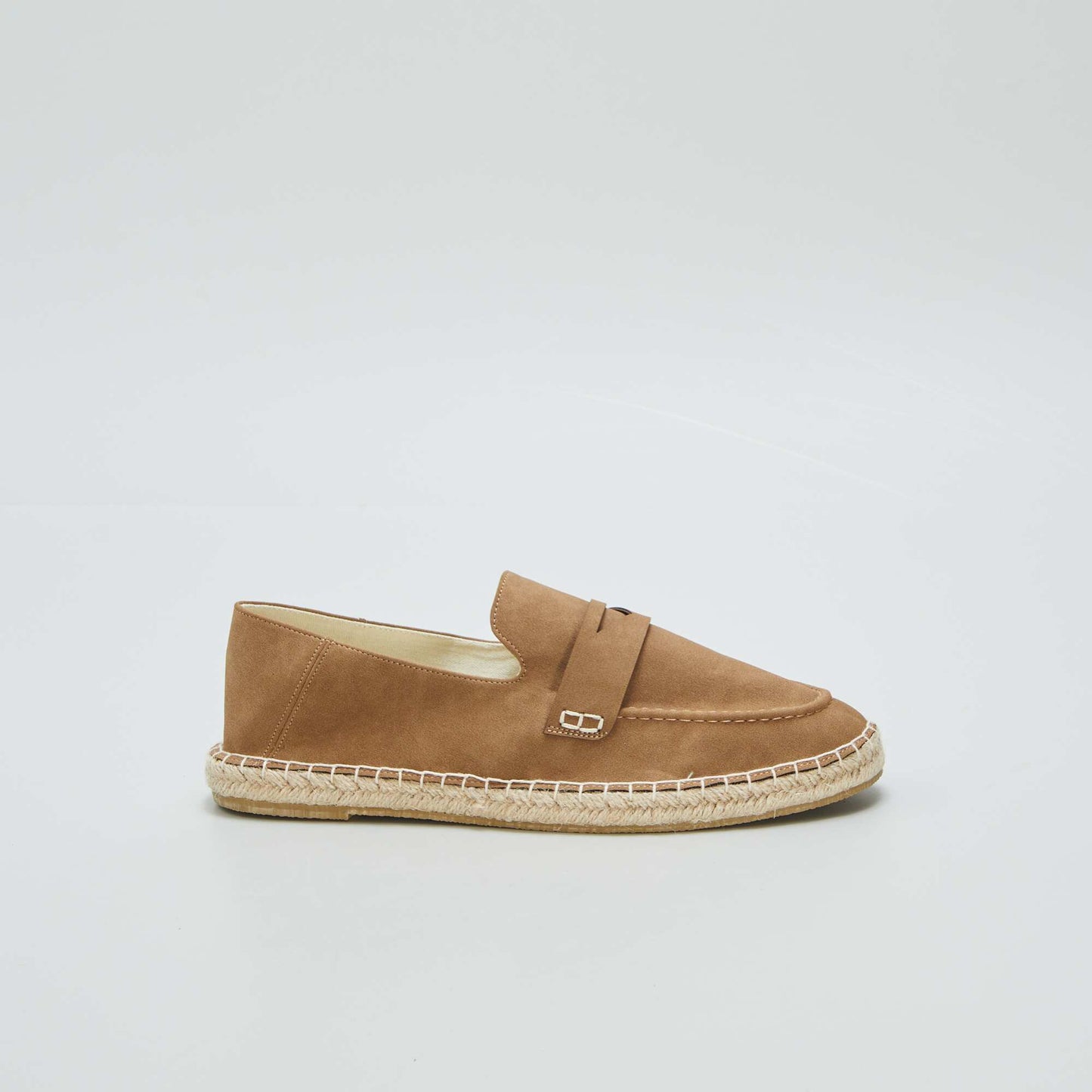 Espadrilles forme mocassins Marron