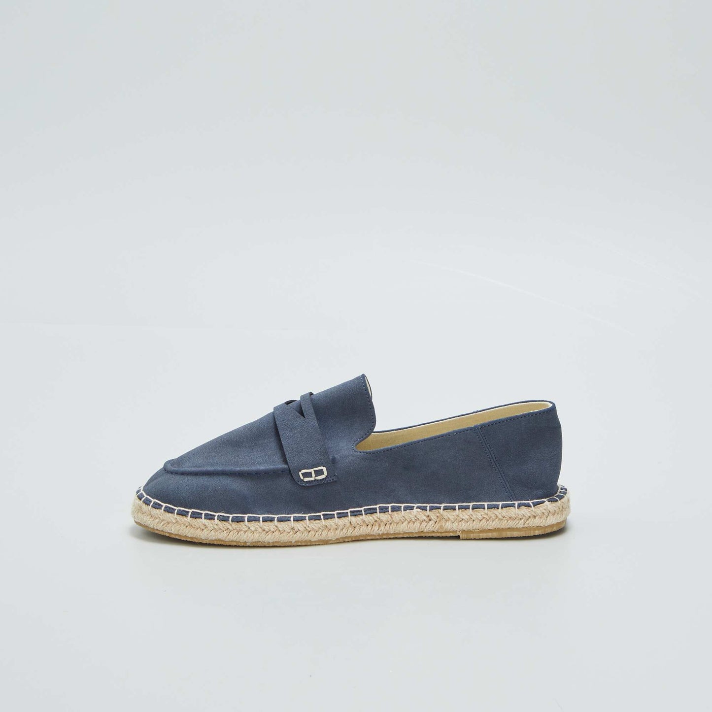 Espadrilles forme mocassins Bleu