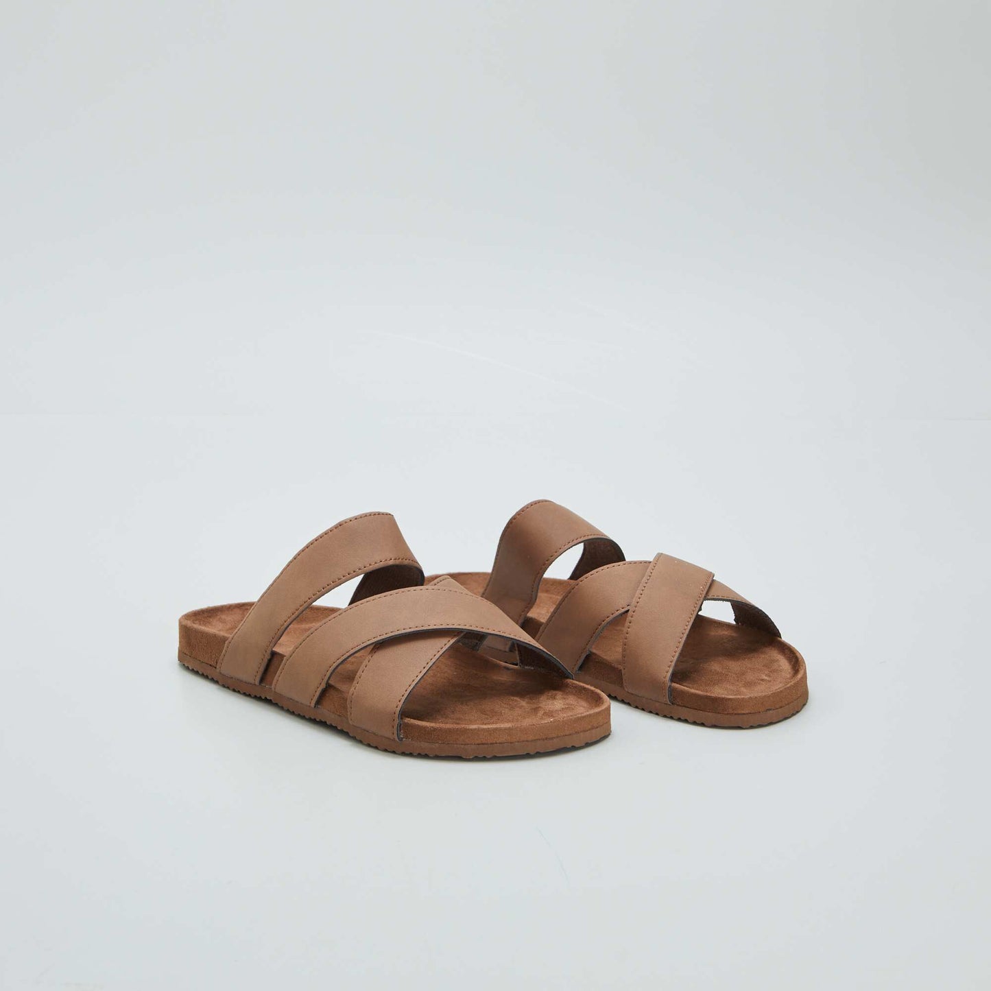 Sandales unies Marron