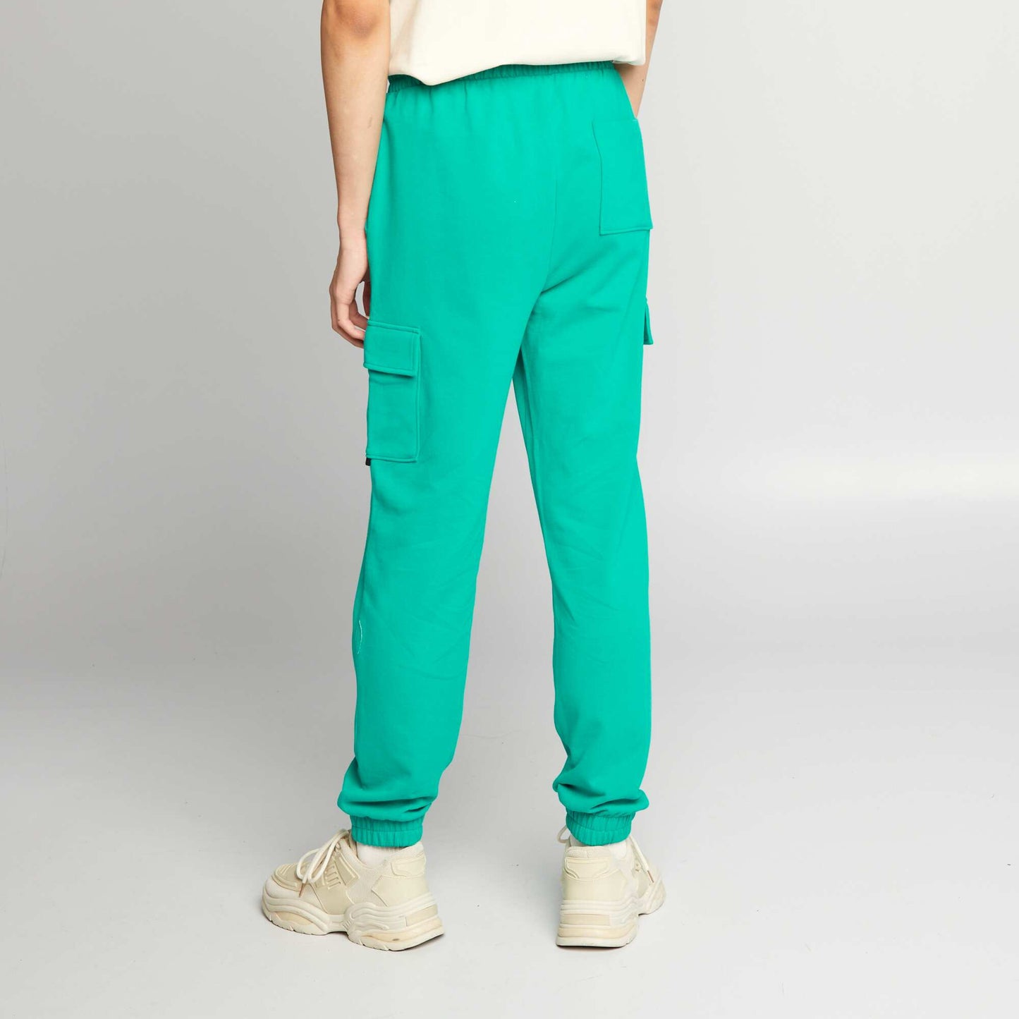 Pantalon de jogging style cargo vert