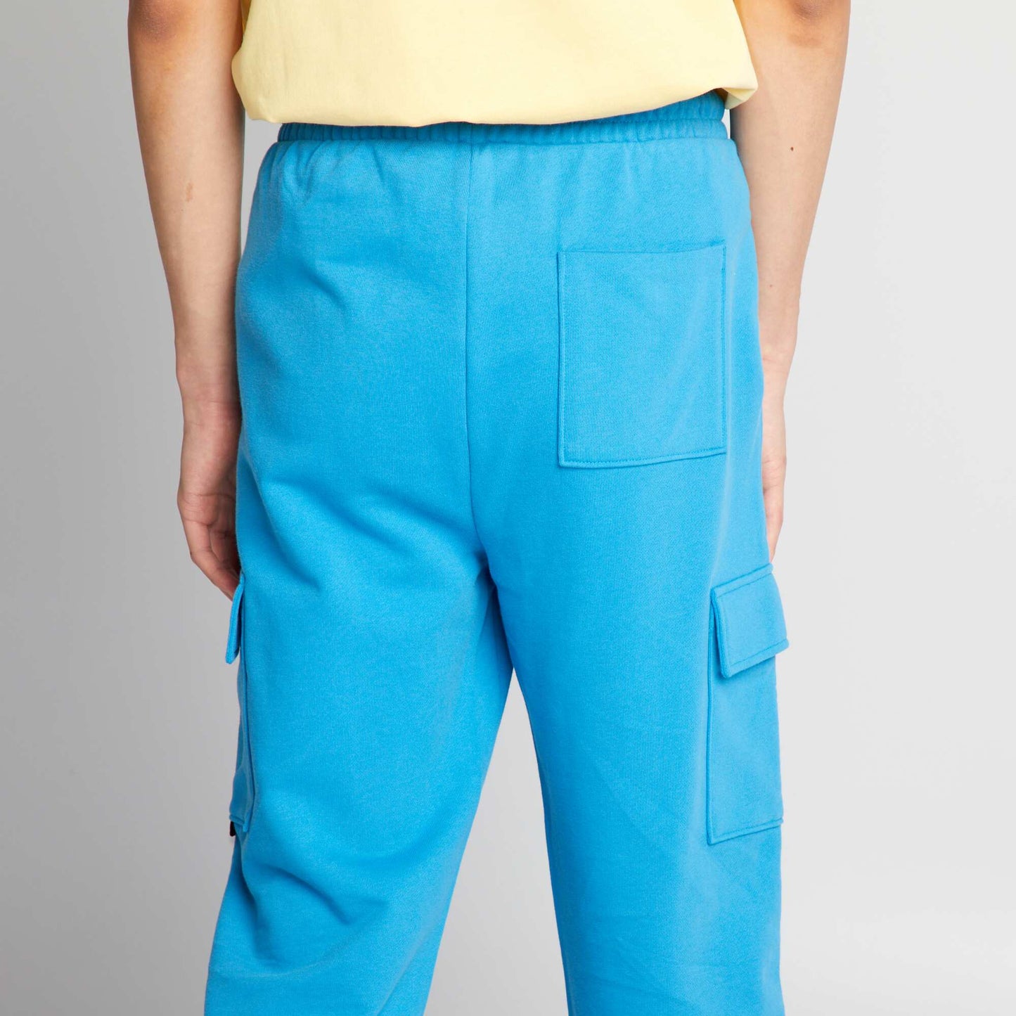 Pantalon de jogging style cargo Bleu