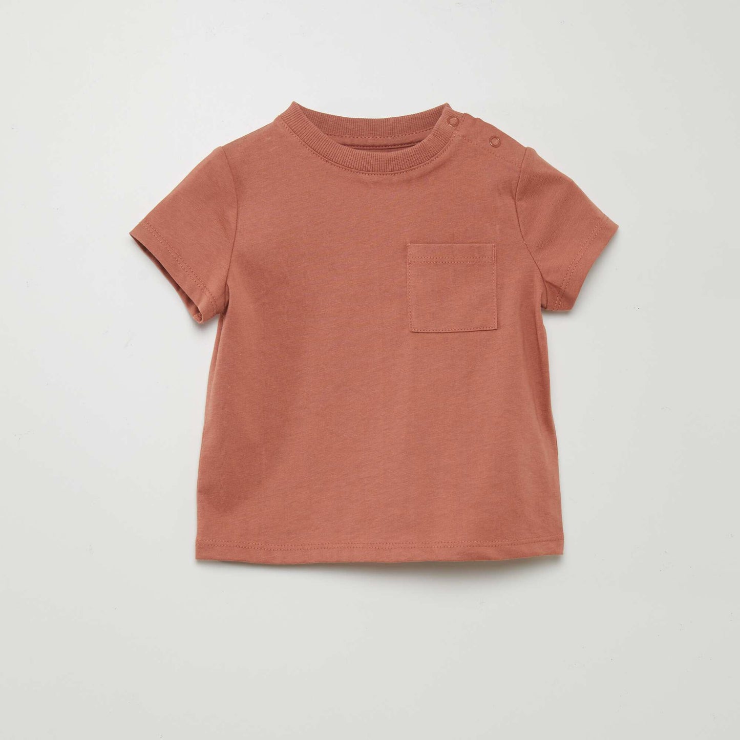 T-shirt à manches courtes avec poches Rose