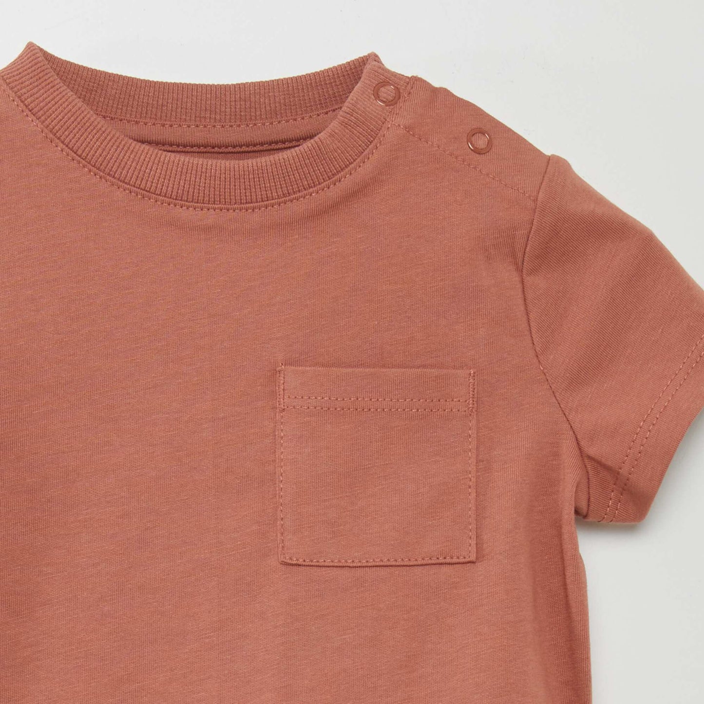 T-shirt à manches courtes avec poches Rose