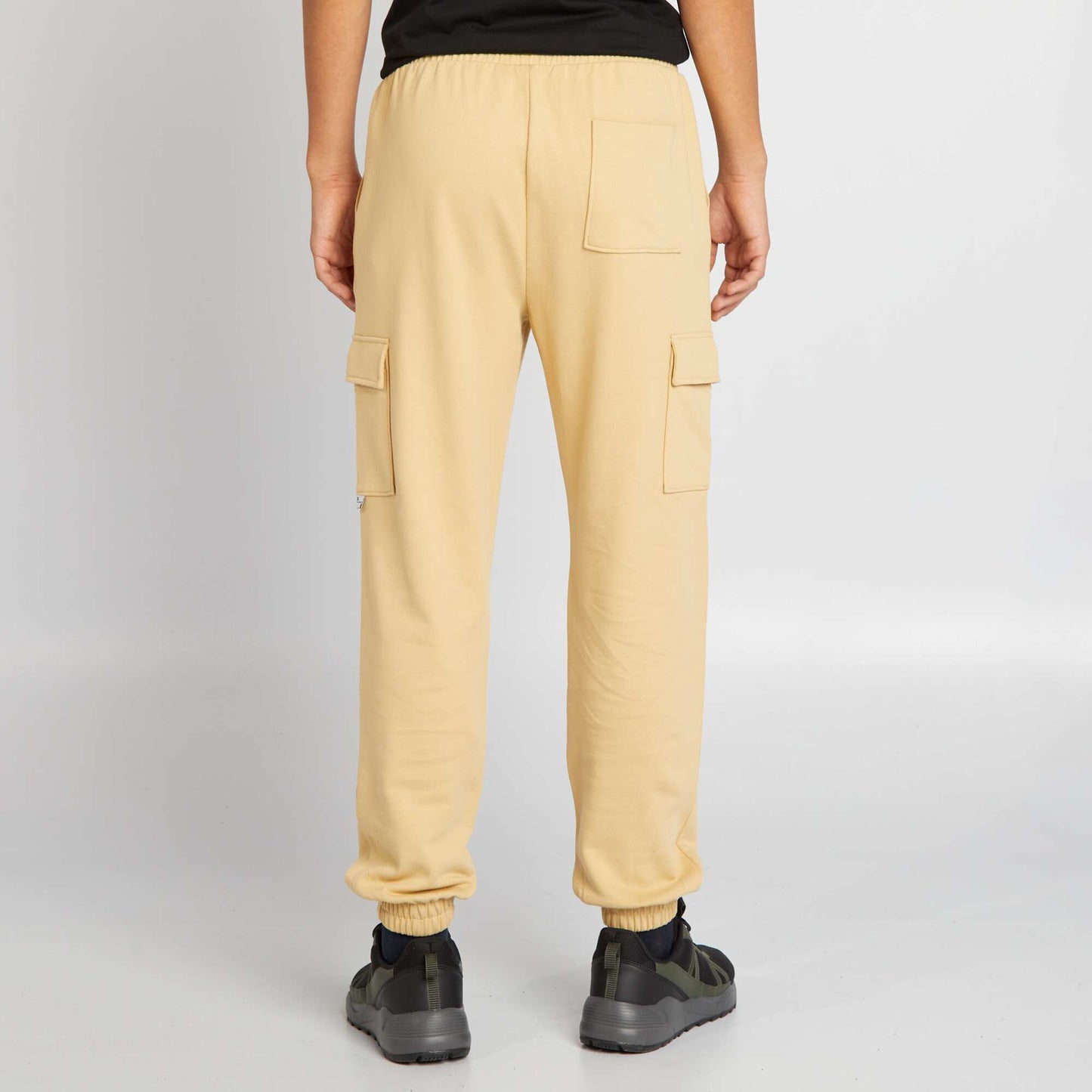 Pantalon de jogging avec poches  multipoches Beige