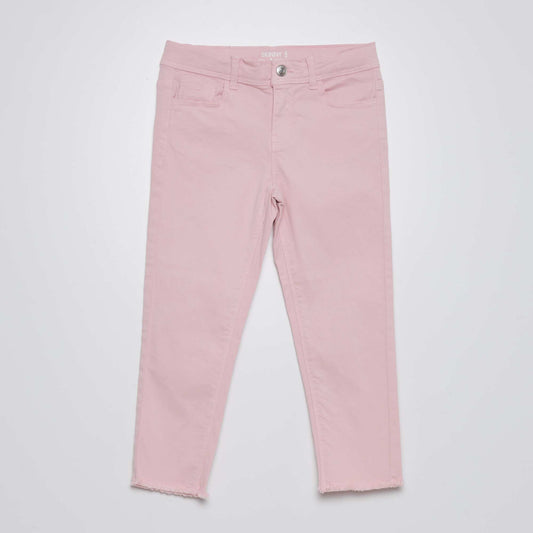 Pantacourt skinny à taille haute ROSE