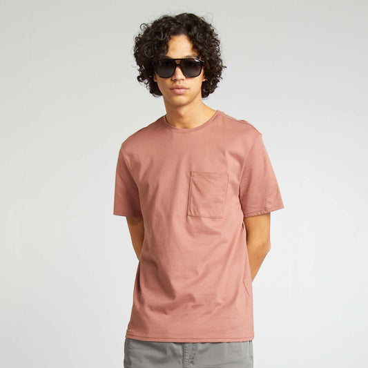 T-shirt basique Rose foncé