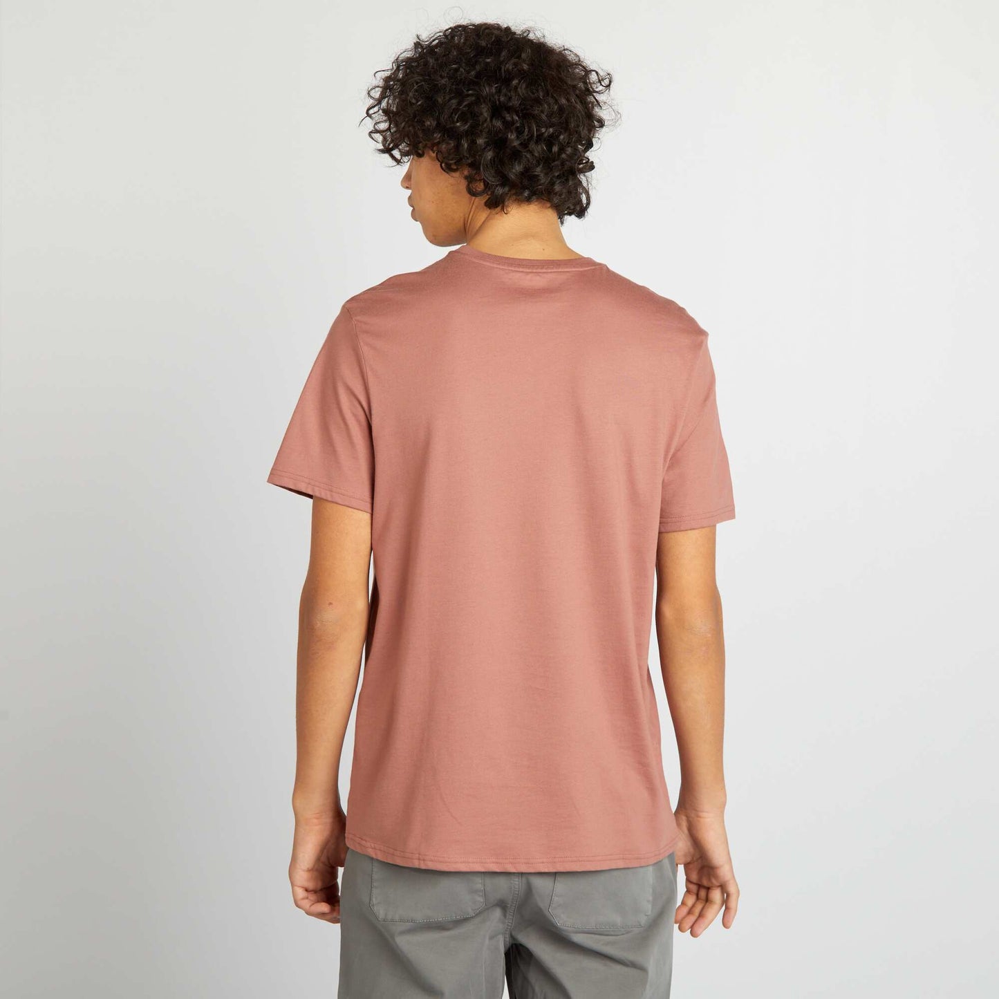 T-shirt basique Rose foncé